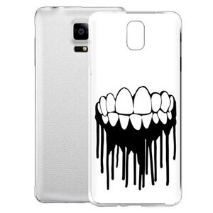 Чехол задняя-панель-накладка-бампер MyPads зубы для Samsung Galaxy Note Edge SM-N915F противоударный