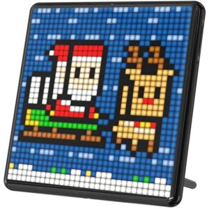 Цифровая пиксельная фоторамка Divoom Pixoo-Max Customizable Pixel Art Signboard 32x32 пикселей Black