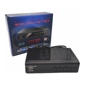 Цифровой тв приёмник goldmaster T727HD (DVB-T2 / C / IPTV/wi-fi)