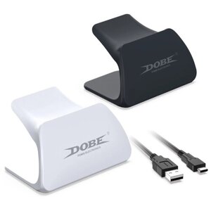 Cтенд (подставка) DOBE для Sony DualSense TP5-0537B (белый) + кабель USB Type-C