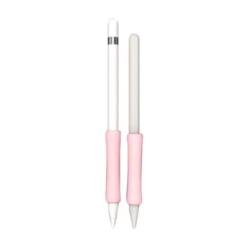 Держатель для пера Apple Pencil 1/2, розовый.