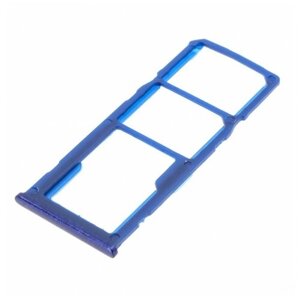 Держатель сим карты (SIM) для Samsung M305 Galaxy M30, синий
