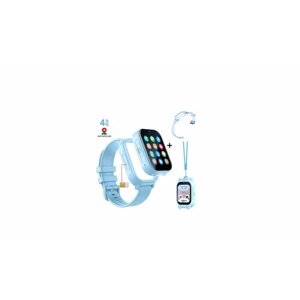 Детские часы с Sim картой Awei H29 Talk Watch 4G, Звонки/Видеосвязь/GPS карта отслеживания, Голубой
