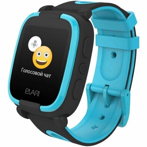 Детские умные часы Elari KidPhone 2 черный/синий