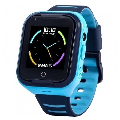 Детские умные часы Smarus KW1 GPS + Cellular, голубой