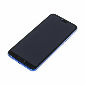 Дисплей для Huawei Honor 10 4G (COL-L29) Honor 10 Premium 4G (в сборе с тачскрином) в рамке, синий, AAA
