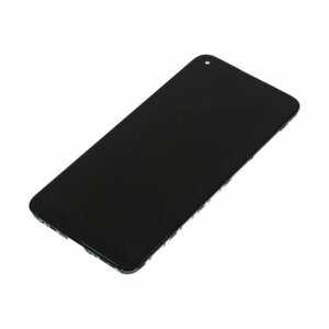 Дисплей для Samsung A115 Galaxy A11 (в сборе с тачскрином) в рамке, черный, AA