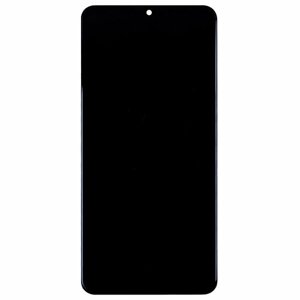 Дисплей для Samsung A125F Galaxy A12 модуль с рамкой и тачскрином (черный) (оригинальный LCD)