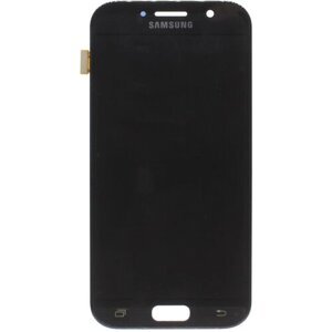 Дисплей для Samsung A520F Galaxy A5 (2017) в сборе с тачскрином Base (черный) (AMOLED)