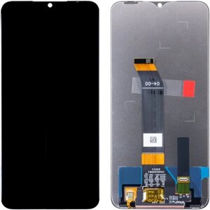 Дисплей для Xiaomi Poco M5 в сборе с тачскрином (22071219CG) Черный - Premium