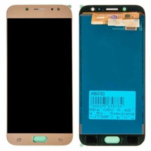 Дисплей в сборе с тачскрином (модуль) для Samsung Galaxy J7 (SM-J730F) золотой (2017) TFT с регулировкой яркости