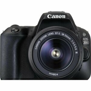 Фотоаппарат Canon Eos 200D kit EF-S 18-55mm is iii , черный