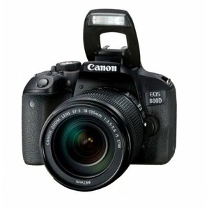 Фотоаппарат Canon EOS 800D Kit EF-S 18-135mm f/3.5-5.6 IS STM, черный