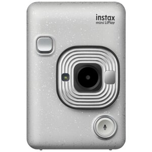 Фотоаппарат моментальной печати Fujifilm Instax Mini LiPlay, печать снимка 62x46 мм, stone white