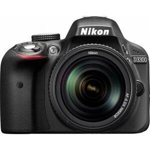 Фотоаппарат Nikon D3300 Kit AF-P DX 18-55mm F/3.5-5.6G, черный