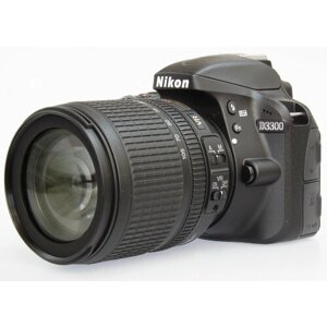Фотоаппарат nikon D3300 kit AF-S DX nikkor 18-105mm f/3.5-5.6G ED VR, черный