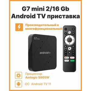 G7 mini 2/16, Блок питания, HDMI кабель, ИК пульт с микрофоном, инструкция по эксплуатации