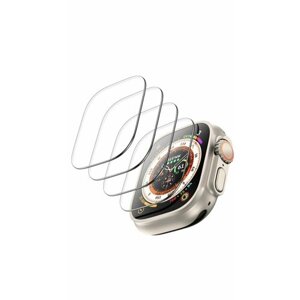 Гидрогелевая защитная плёнка (6шт) для Apple Watch Ultra/Ultra 2 49mm, глянцевая, прозрачная