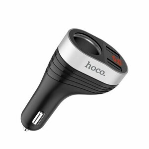 Hoco Автомобильное зарядное устройство Hoco Z29, 2хUSB, 3.1 А, LED дисплей, черный