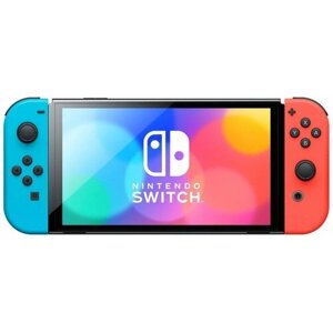 Игровая приставка Nintendo Switch OLED 64 Гб, неон