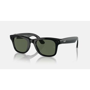 Камера очки Ray-Ban Meta Smart Glasses Wayfarer Shiny Black/G15 Green