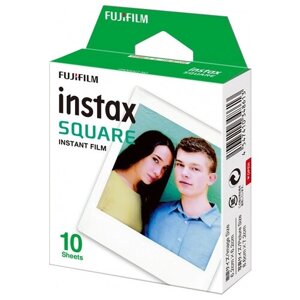 Картридж для моментальной фотографии Fujifilm Instax Square, 800 ISO, 10 шт., белый