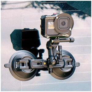 Компактный держатель с присосками для фото камер, экшен-камер и телефонов SmallRig 3566 Dual Suction Cup SC-2K
