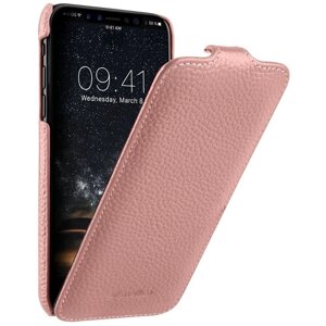 Кожаный чехол флип Melkco для Apple iPhone 11 - Jacka Type - розовый