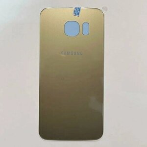 Крышка АКБ для Samsung SM-G925F Galaxy S6 Edge, цвет золотой