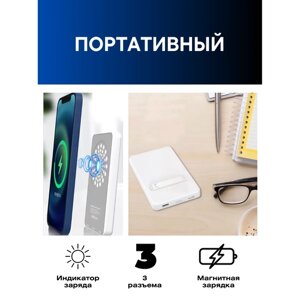 Magsafe powerbank зарядка беспроводной повербанк для iPhone