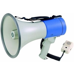 Мегафон ручной 25 Вт, выносной микрофон, пластик SHOW ER-66