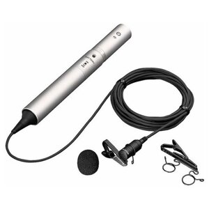 Микрофон проводной Sony ECM-66B, разъем: XLR 3 pin (M), черный