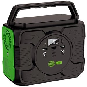Мобильный аккумулятор Cactus CS-PCS144-EC5 40000mAh 2.1A 2xUSB черныйзеленый