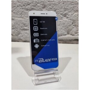 Модуль (дисплей + тачскрин) для ZTE Blade A512 / Z10, оригинал, с рамкой, белый