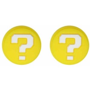 Накладки (насадки) на стики Joy Con для Nintendo Switch/Lite/Oled - Yellow Question (2шт)