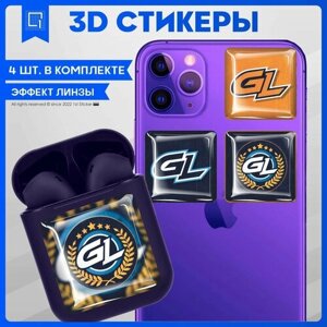 Наклейки на телефон 3D Стикеры CS GO gamerlegion