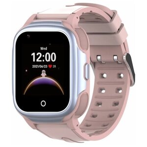 Наручные умные часы Smart Baby Watch Wonlex CT16 розовые, электроника с GPS, аксессуары для детей