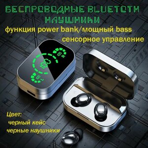 Наушники беспроводные bluetooth WIREL 04 ваккумные, с микрофоном