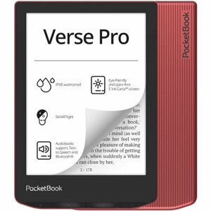 PocketBook Электронная книга PocketBook 634 Verse Pro Passion Red (PB634-3-WW)
