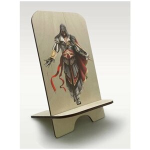 Подставка для телефона c рисунком УФ игры Assassins Creed Эцио Аудиторе Коллекция (кредо ассасина) - 246