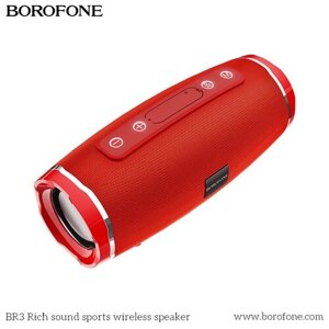 Портативная акустика BR3 Bluetooth Borofone красная