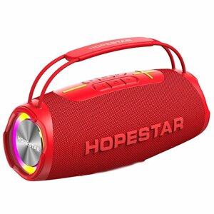Портативная беспроводная колонка Hopestar H53 35 ватт красная