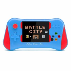 Портативная игровая консоль Anytrends Oh Youth Sup Joystick X7M 8bit (Синяя) (500 игр Nintendo, экран 3,5 дюйма, AV-кабель для телевизора) + 1 джойстик