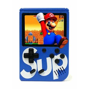 Портативная игровая приставка SUP GAME BOX PLUS 400 в 1 8 bit Blue