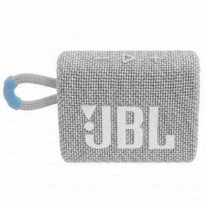 Портативная колонка JBL GO 3 eco, белый (JBLGO3ecowht)