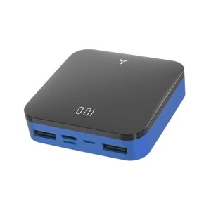 Портативное зарядное устройство аккумулятор Accesstyle Violet 10MP Power Bank (Синий / Blue, Лучший бюджетный подарок коллегам недорого, Acs_Viol_TR)