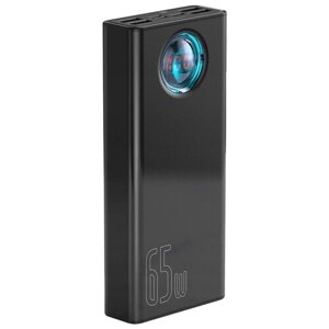 Портативный аккумулятор Baseus Amblight Quick Charge 65W, 30000 mAh, черный, упаковка: коробка