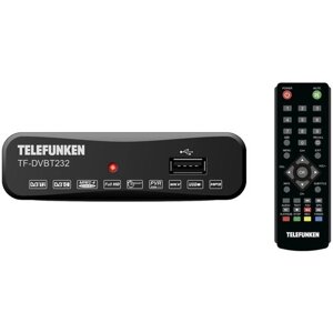 Приемник цифрового ТВ Telefunken TF-DVBT232 черный