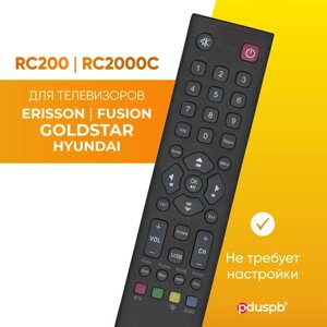 Пульт ду для Erisson Fusion GoldStar Hyundai Supra Telefunken Mystery / RC200 (RC2000C)