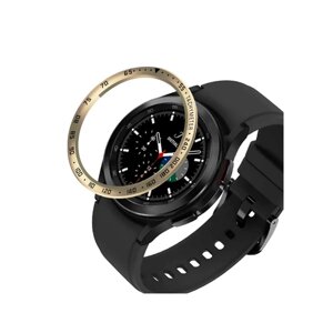 Рамка-безель-циферблат-защитное кольцо-украшение MyPads для смарт-часов Samsung Galaxy Watch 4 Classic 46мм SM-R890 из алюминиевого сплава, утолщен.